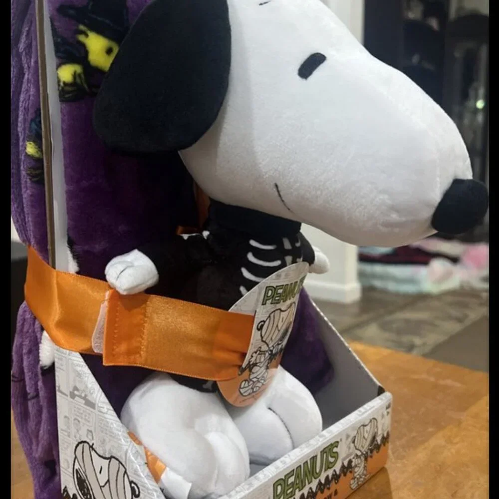 Peanuts Spooky Snoopy Pillow & 40